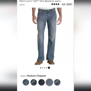NEW with Tags! Levi's Mens 527 bootleg